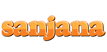 sanjana orange logo
