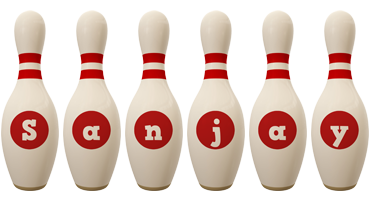 sanjay bowling-pin logo