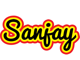 sanjay flaming logo