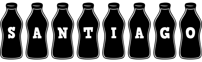 santiago bottle logo