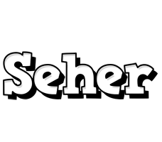 seher snowing logo