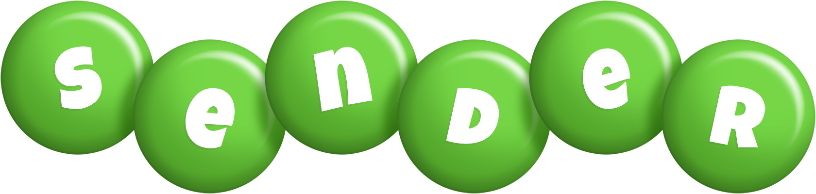 sender candy-green logo