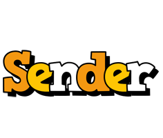 sender cartoon logo