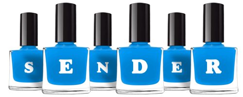 sender glossy logo