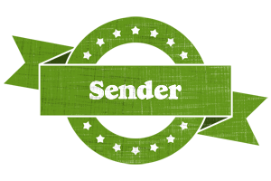 sender natural logo