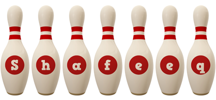 shafeeq bowling-pin logo