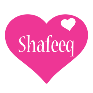 shafeeq love-heart logo