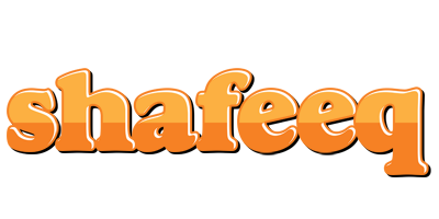 shafeeq orange logo