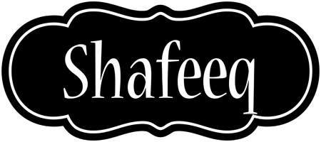 shafeeq welcome logo