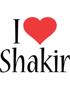 shakir i-love logo