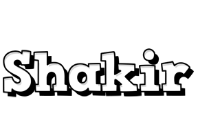 shakir snowing logo