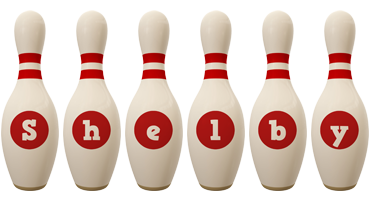 shelby bowling-pin logo