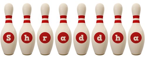 shraddha bowling-pin logo