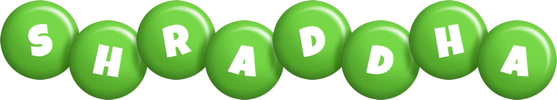 shraddha candy-green logo