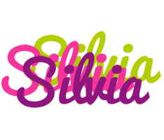 silvia flowers logo