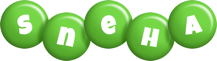 sneha candy-green logo