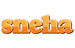 sneha orange logo