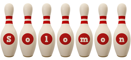 solomon bowling-pin logo