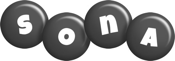 sona candy-black logo