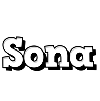 sona snowing logo