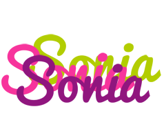 sonia flowers logo