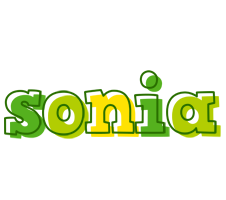 sonia juice logo