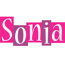 sonia whine logo