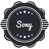 sony badge logo