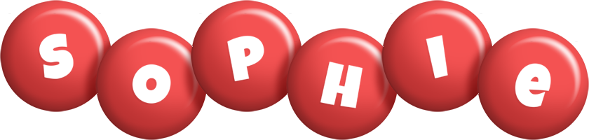 sophie candy-red logo