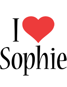 sophie i-love logo
