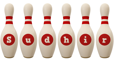 sudhir bowling-pin logo