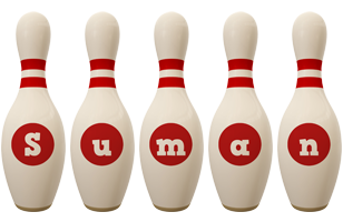 suman bowling-pin logo
