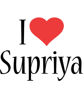 supriya i-love logo