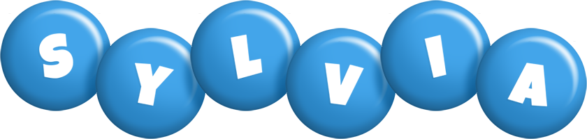 sylvia candy-blue logo