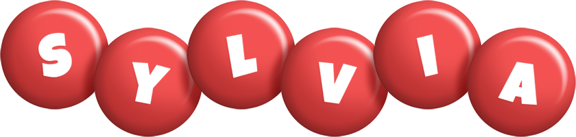 sylvia candy-red logo