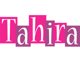 tahira whine logo