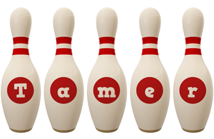 tamer bowling-pin logo