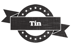 tin grunge logo