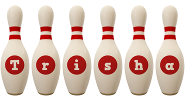 trisha bowling-pin logo