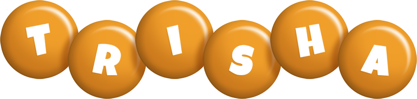 trisha candy-orange logo