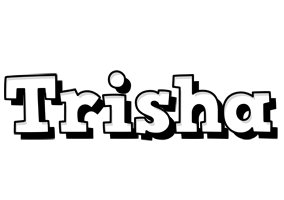 trisha snowing logo
