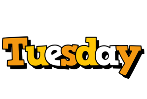 tuesday cartoon logo