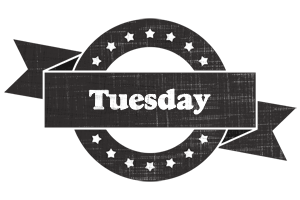 tuesday grunge logo