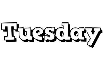 tuesday snowing logo