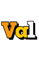 val cartoon logo