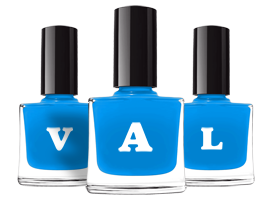 val glossy logo