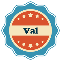 val labels logo