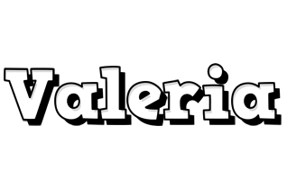 valeria snowing logo