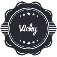 vicky badge logo