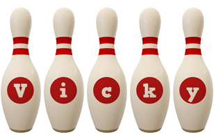vicky bowling-pin logo